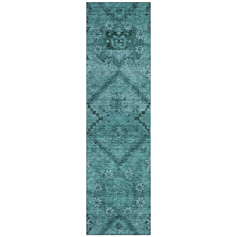 Chantille ACN842 Teal 2'3" x 7'6" Rug. Picture 1