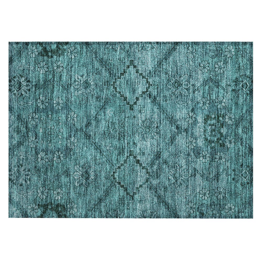Chantille ACN842 Teal 1'8" x 2'6" Rug. Picture 1