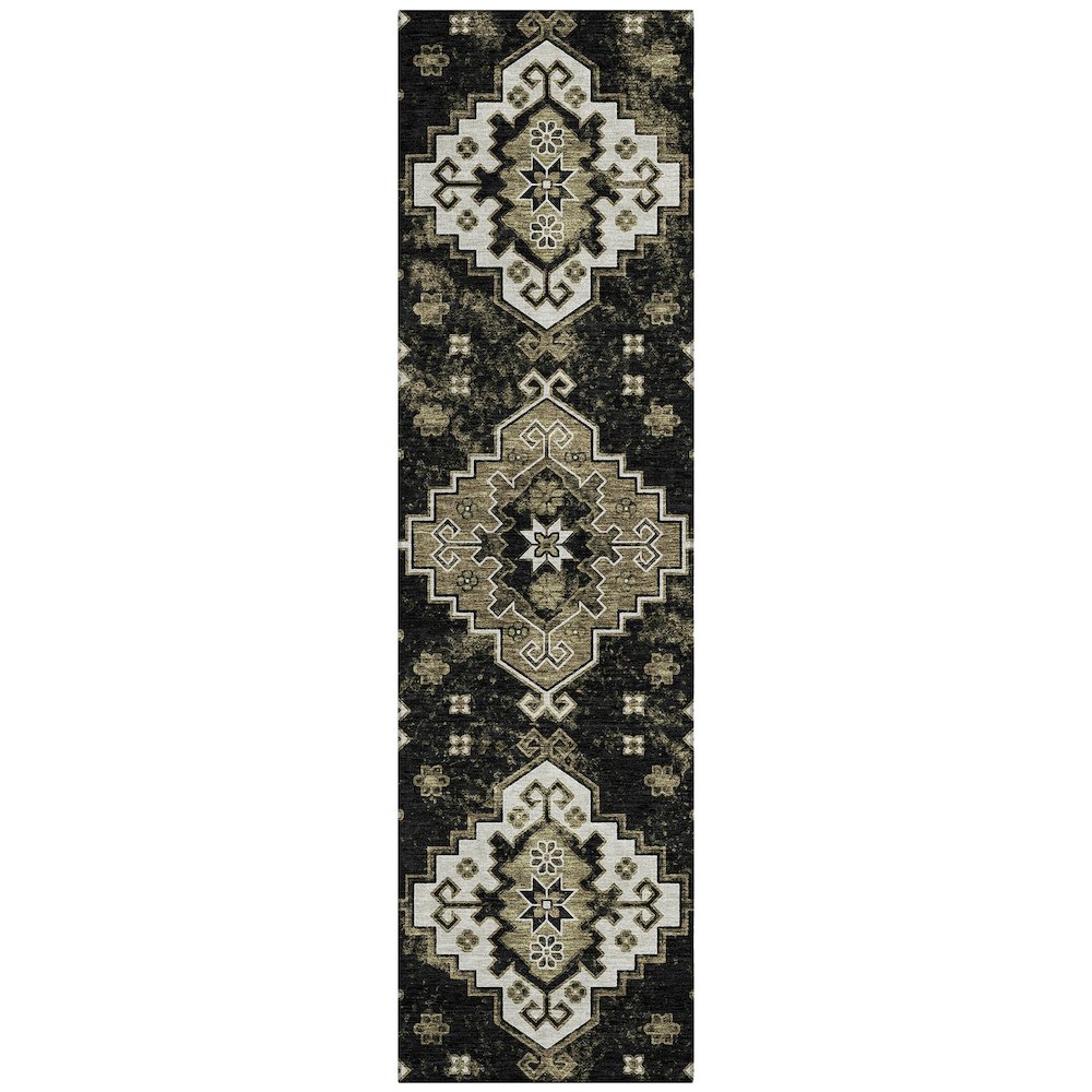 Chantille ACN846 Black 2'3" x 7'6" Rug. Picture 1