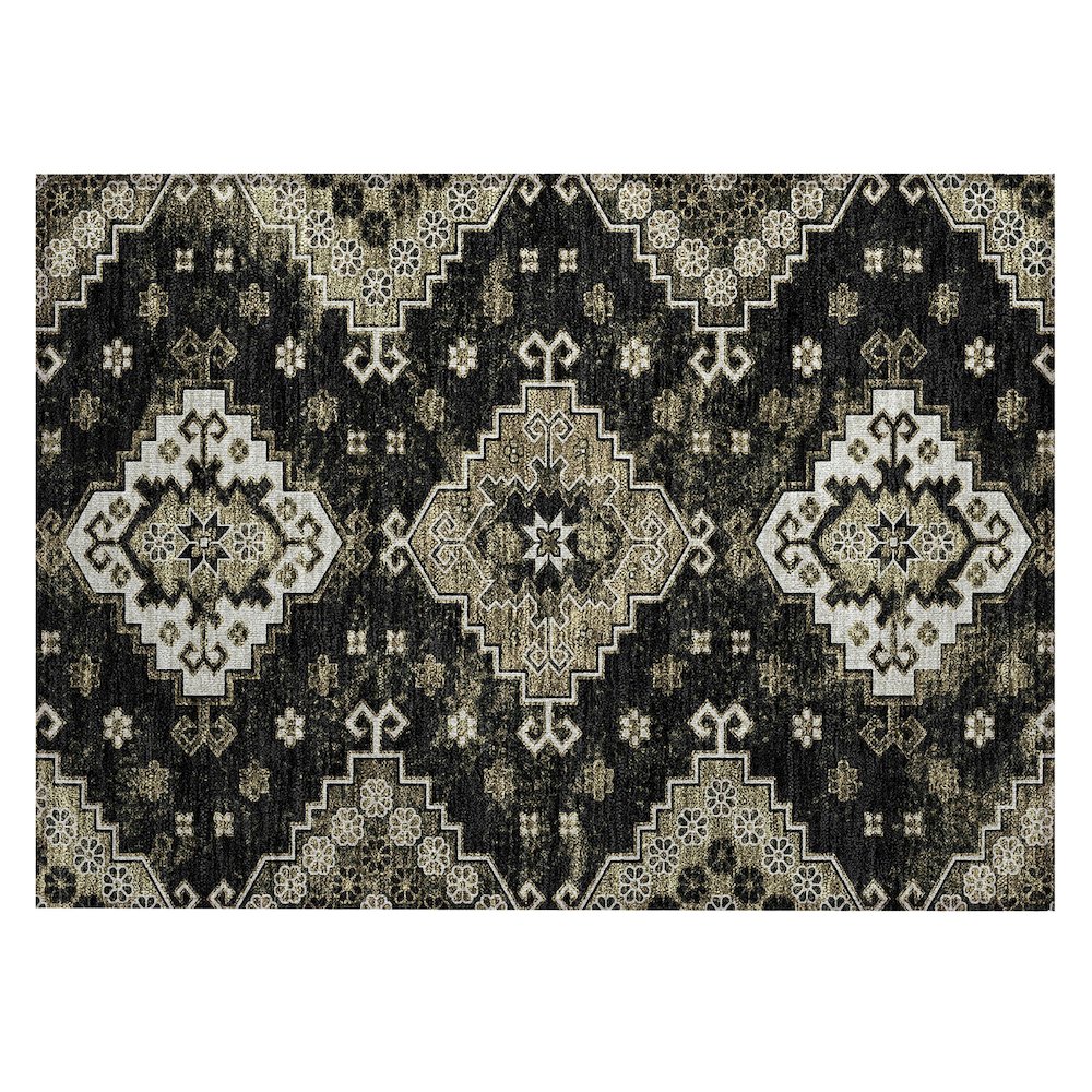 Chantille ACN846 Black 1'8" x 2'6" Rug. Picture 1