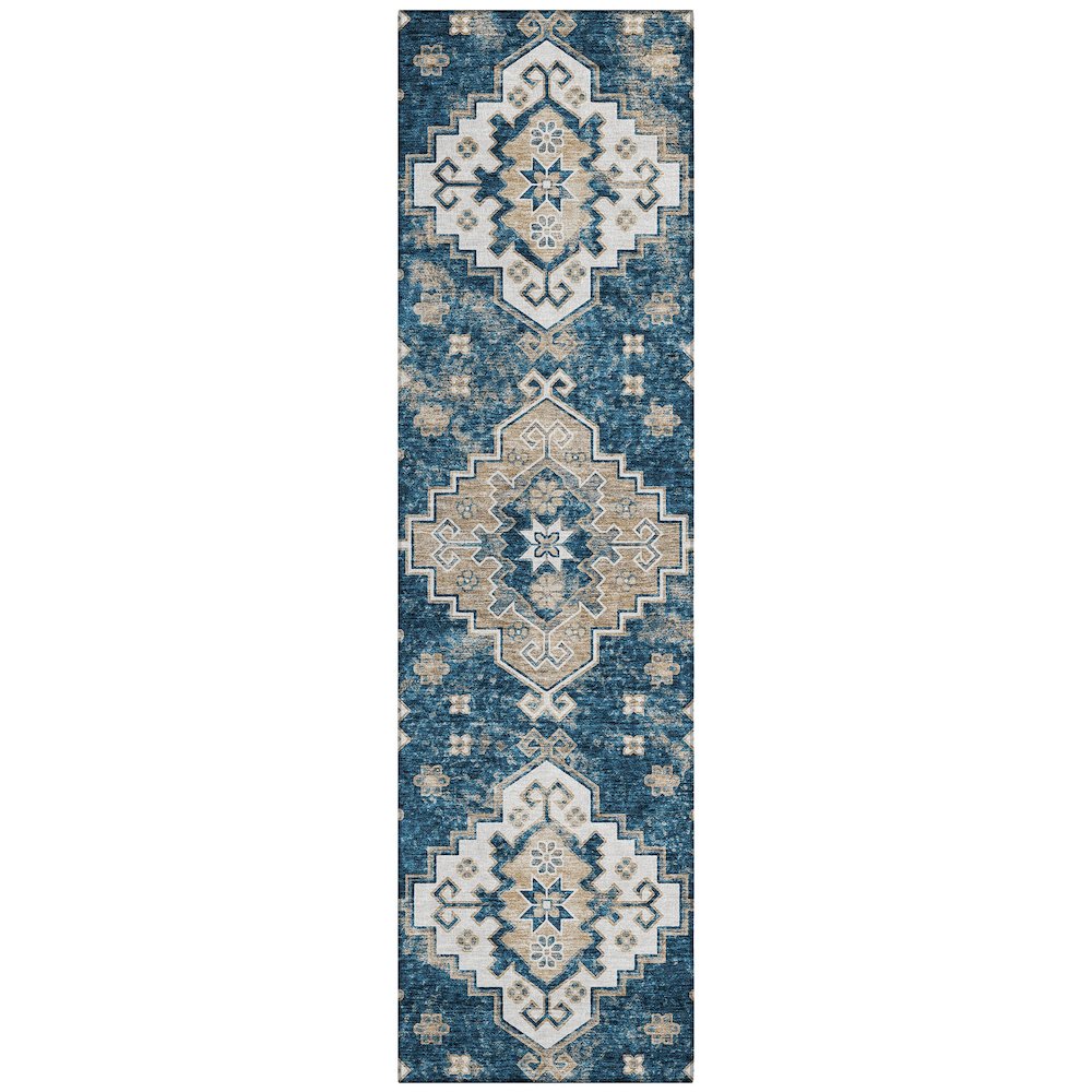 Chantille ACN846 Blue 2'3" x 7'6" Rug. Picture 1