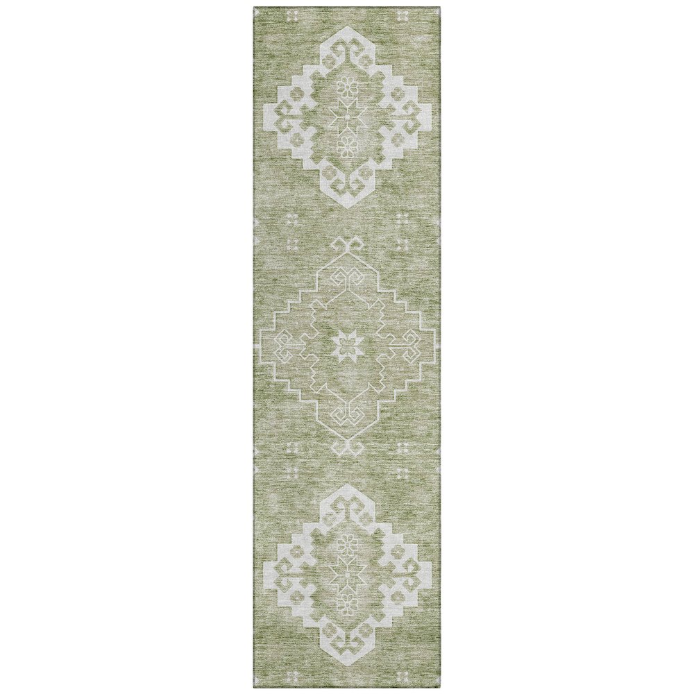 Chantille ACN847 Green 2'3" x 7'6" Rug. Picture 1