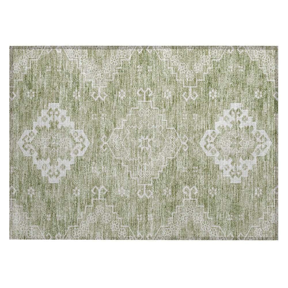 Chantille ACN847 Green 1'8" x 2'6" Rug. Picture 1