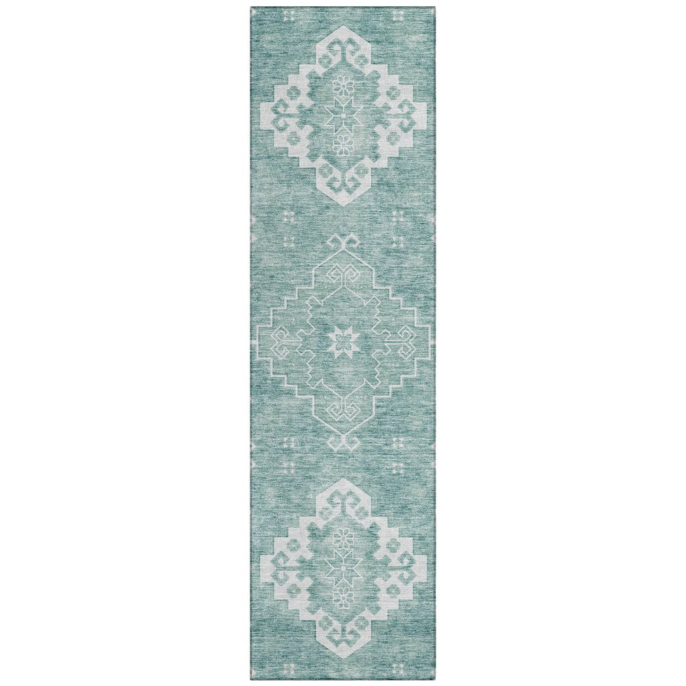 Chantille ACN847 Teal 2'3" x 7'6" Rug. Picture 1