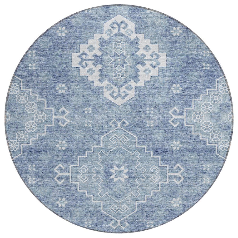 Chantille ACN847 Blue 8' x 8' Rug. Picture 1
