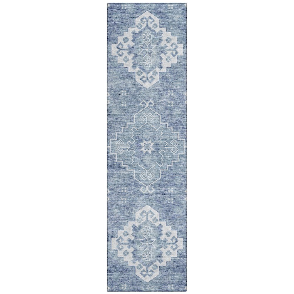 Chantille ACN847 Blue 2'3" x 7'6" Rug. Picture 1