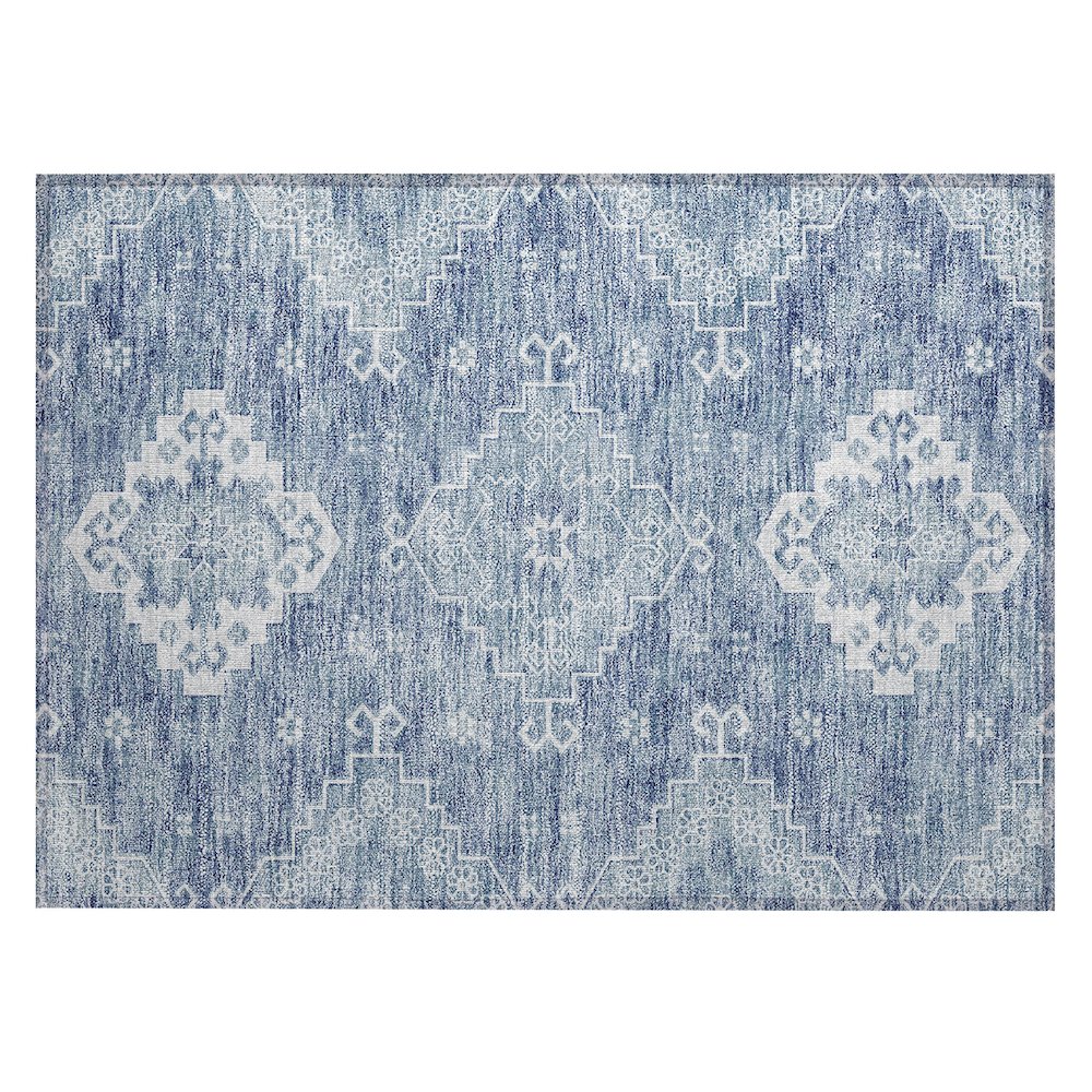 Chantille ACN847 Blue 1'8" x 2'6" Rug. Picture 1