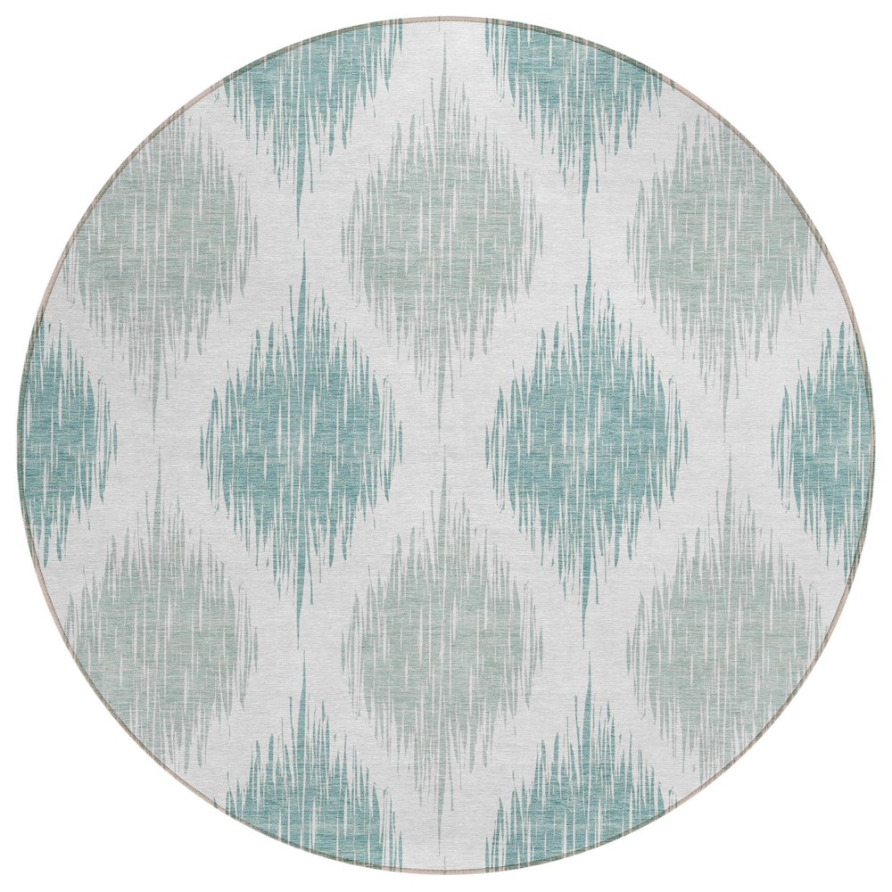Chantille ACN848 Teal 8' x 8' Rug. Picture 1