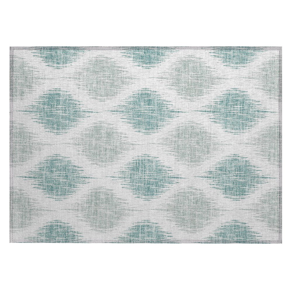 Chantille ACN848 Teal 1'8" x 2'6" Rug. Picture 1