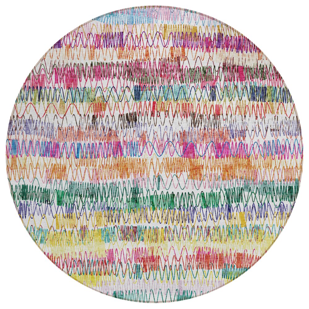 Chantille ACN850 Green 8' x 8' Rug. Picture 1