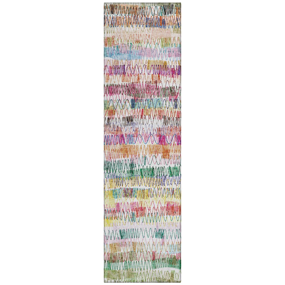 Chantille ACN850 Green 2'3" x 7'6" Rug. Picture 1