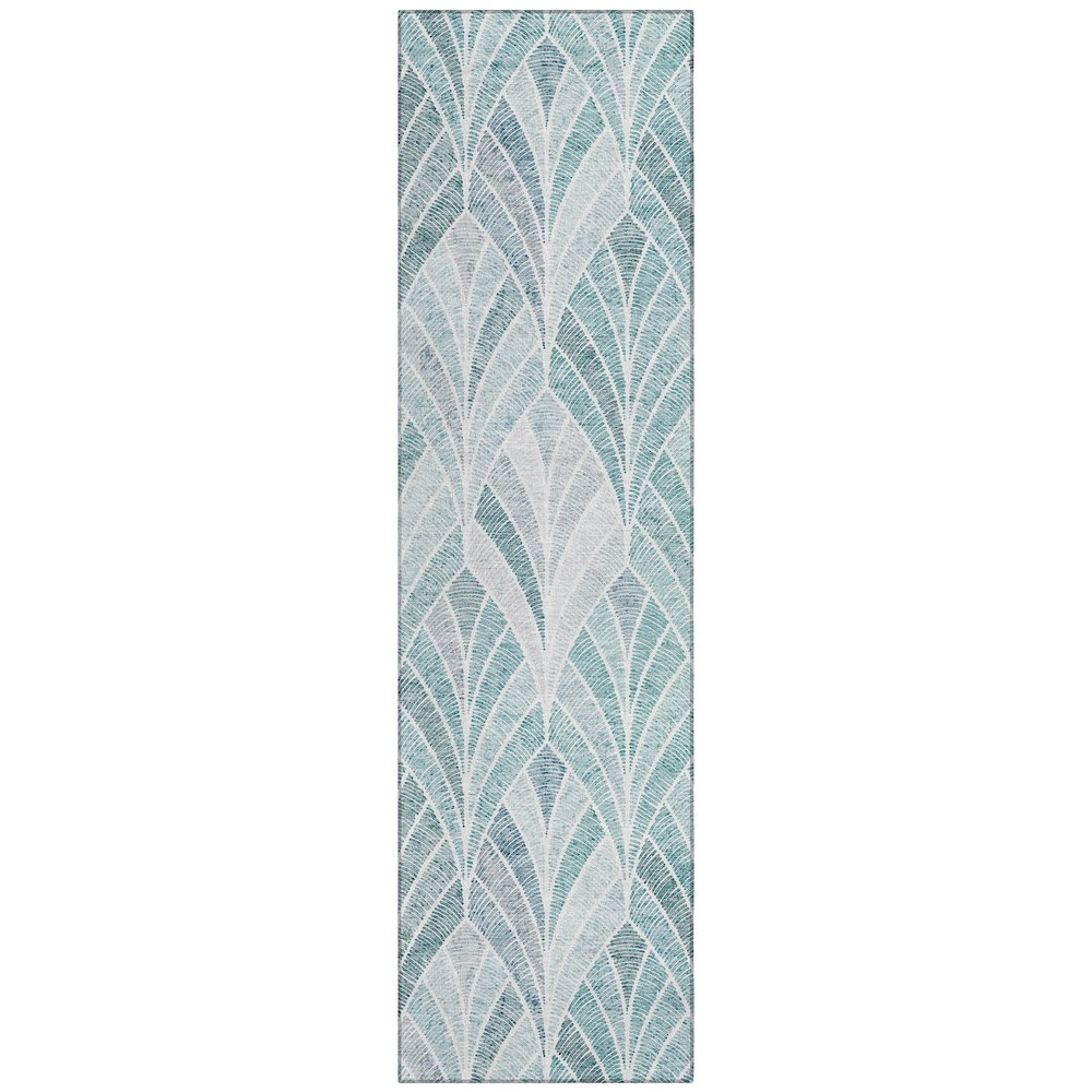 Chantille ACN851 Teal 2'3" x 7'6" Rug. Picture 1
