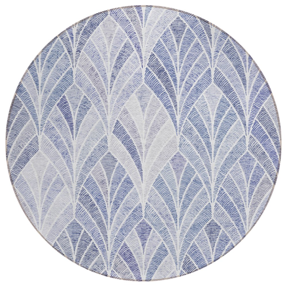 Chantille ACN851 Blue 8' x 8' Rug. Picture 1