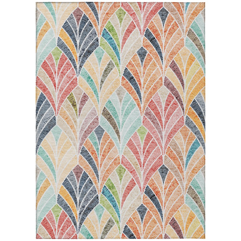 Chantille ACN851 Orange 2'6" x 3'10" Rug. Picture 1