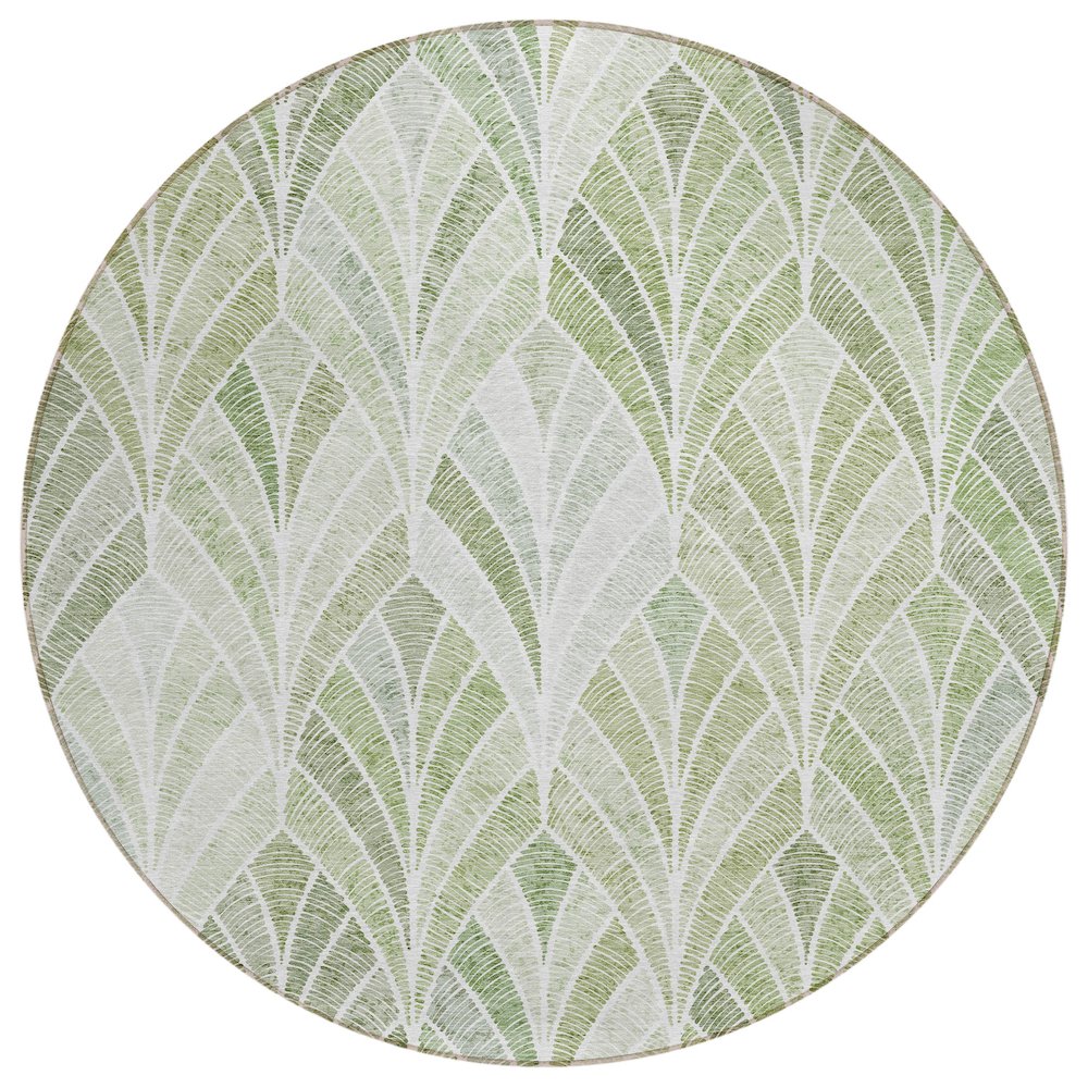 Chantille ACN851 Green 8' x 8' Rug. Picture 1
