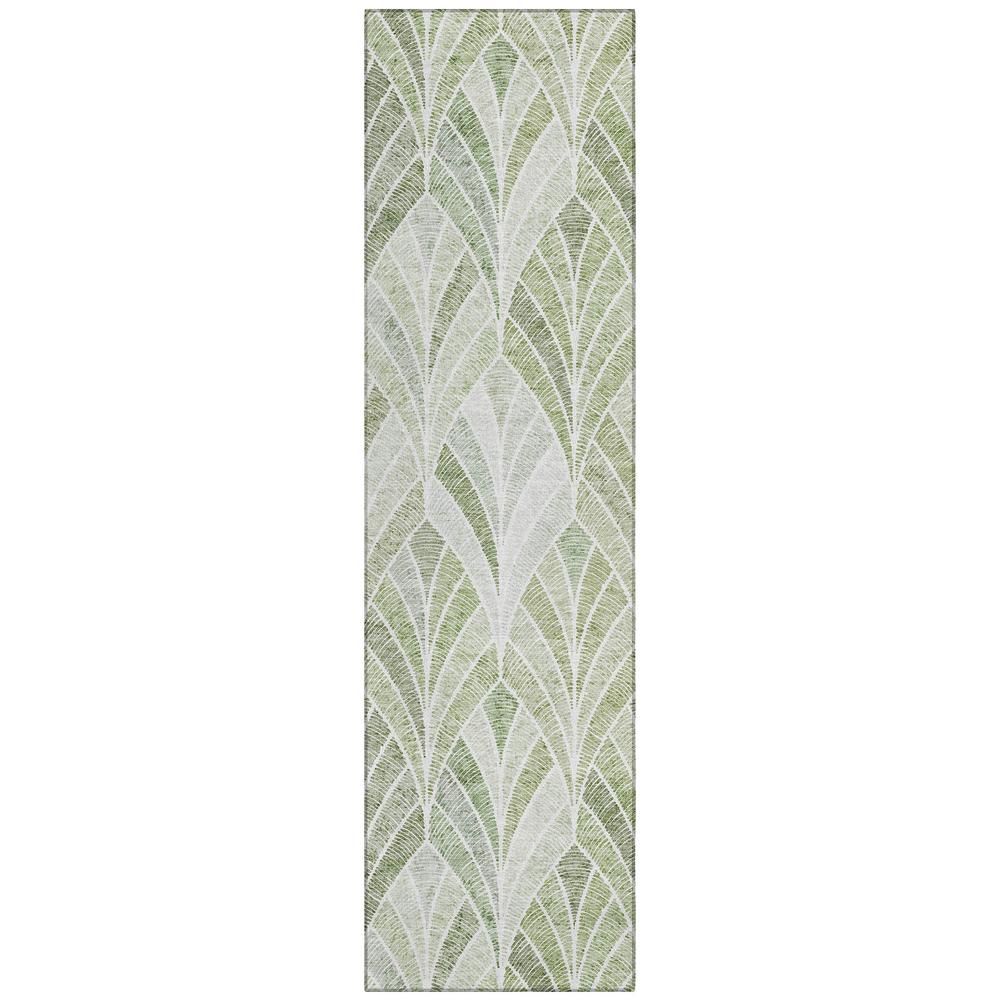 Chantille ACN851 Green 2'3" x 7'6" Rug. Picture 1
