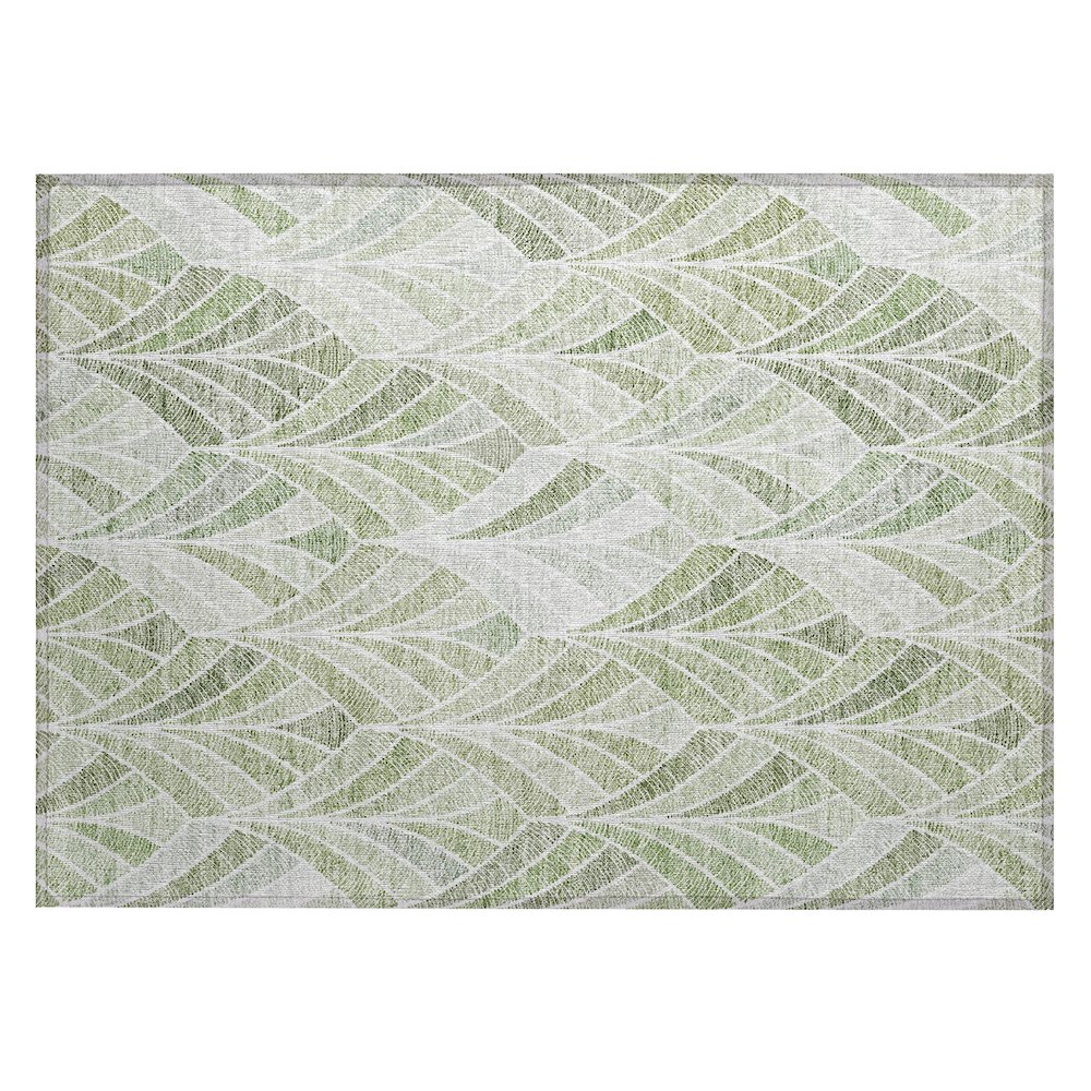 Chantille ACN851 Green 1'8" x 2'6" Rug. Picture 1