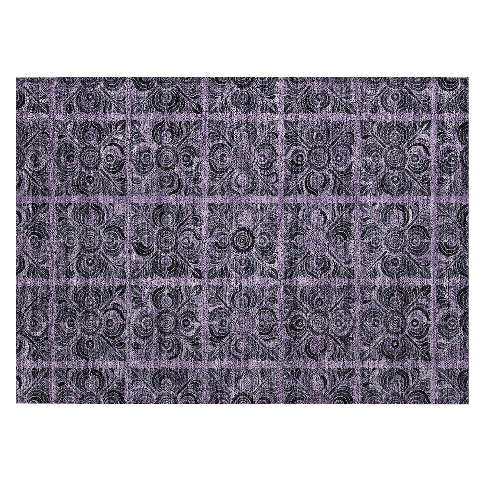 Chantille ACN853 Purple 1'8" x 2'6" Rug. Picture 1
