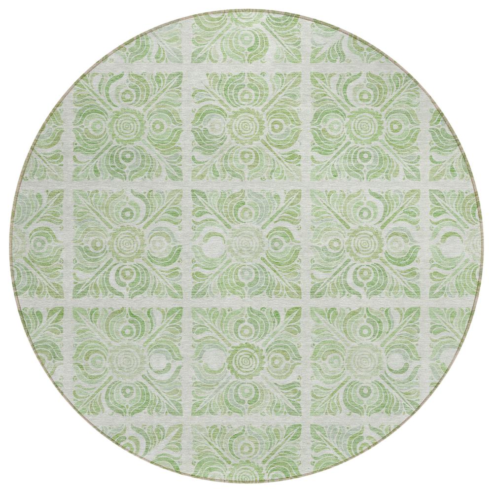 Chantille ACN854 Green 8' x 8' Rug. Picture 1