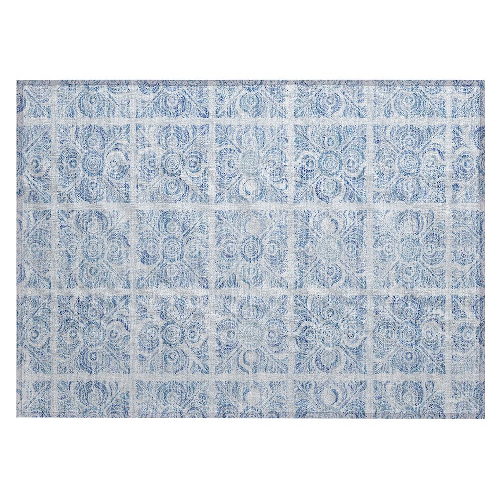 Chantille ACN854 Blue 1'8" x 2'6" Rug. Picture 1
