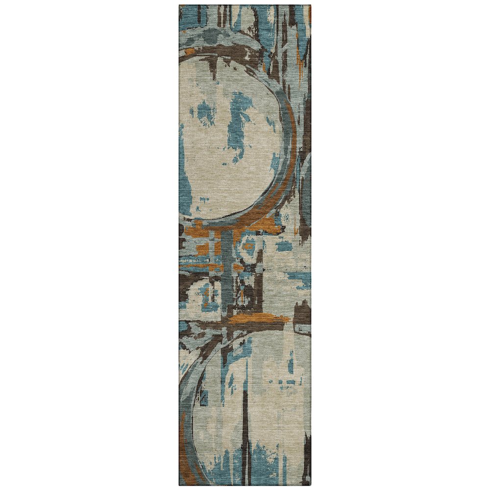 Chantille ACN855 Brown 2'3" x 7'6" Rug. Picture 1