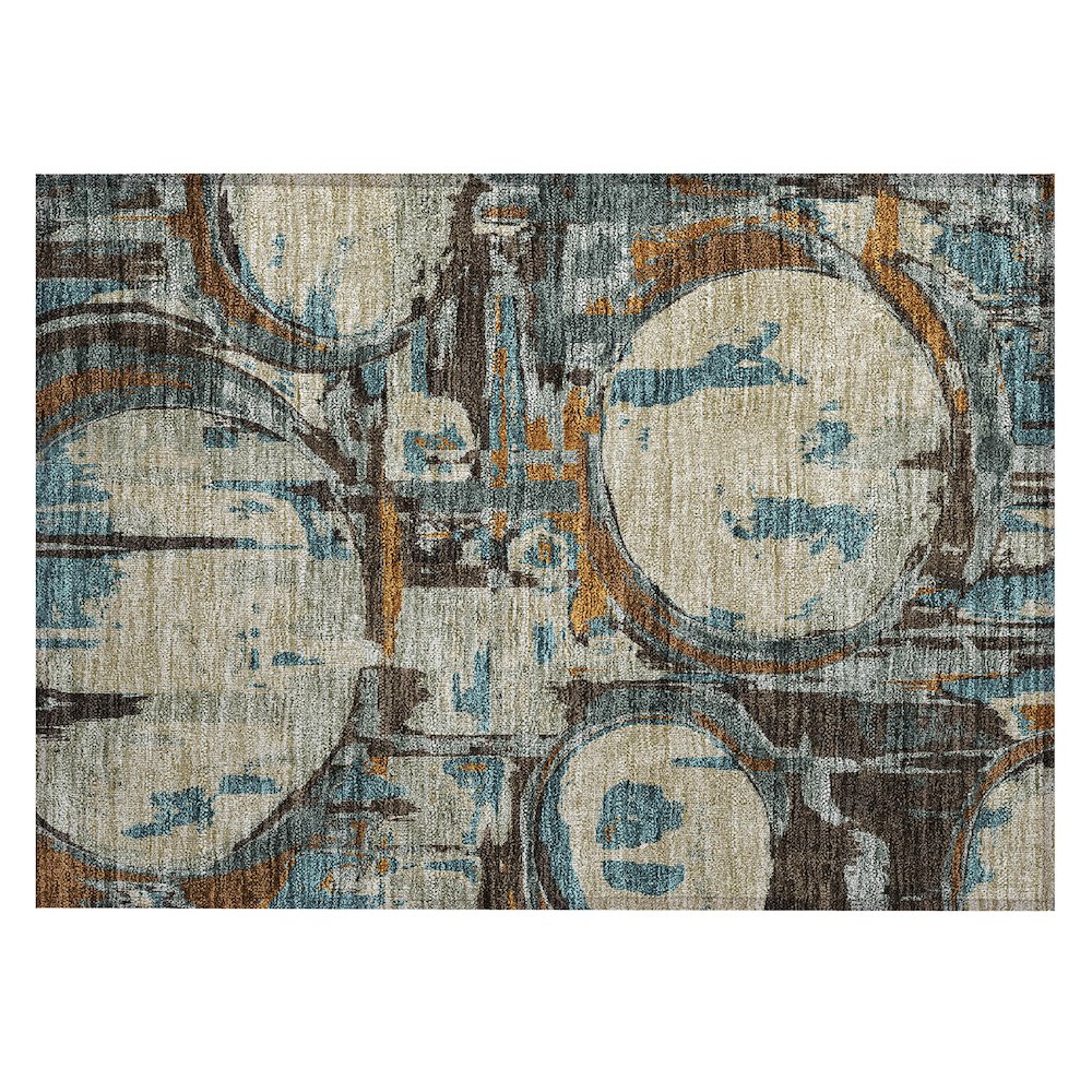 Chantille ACN855 Brown 1'8" x 2'6" Rug. Picture 1