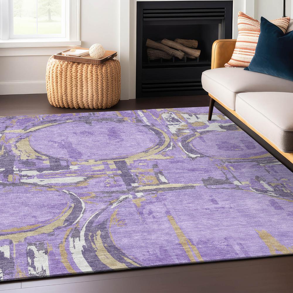 Chantille ACN855 Purple 2'6" x 3'10" Rug. Picture 5