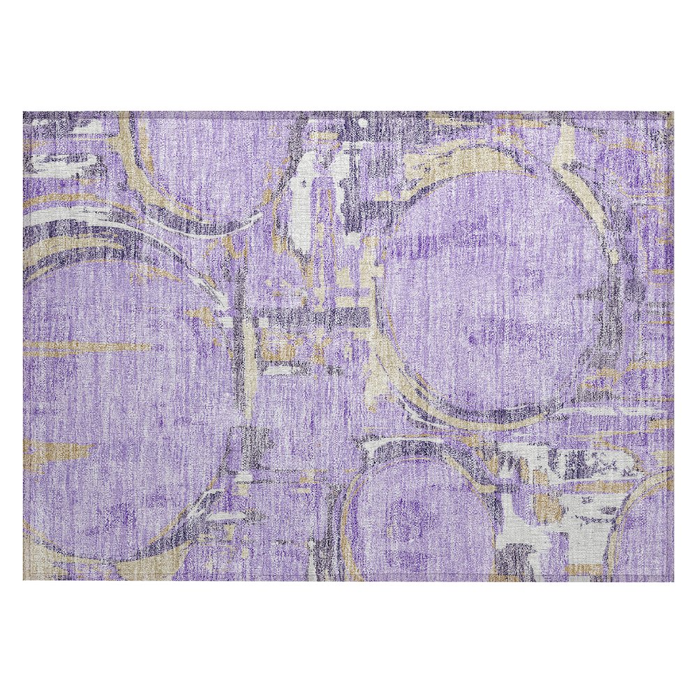 Chantille ACN855 Purple 1'8" x 2'6" Rug. Picture 1