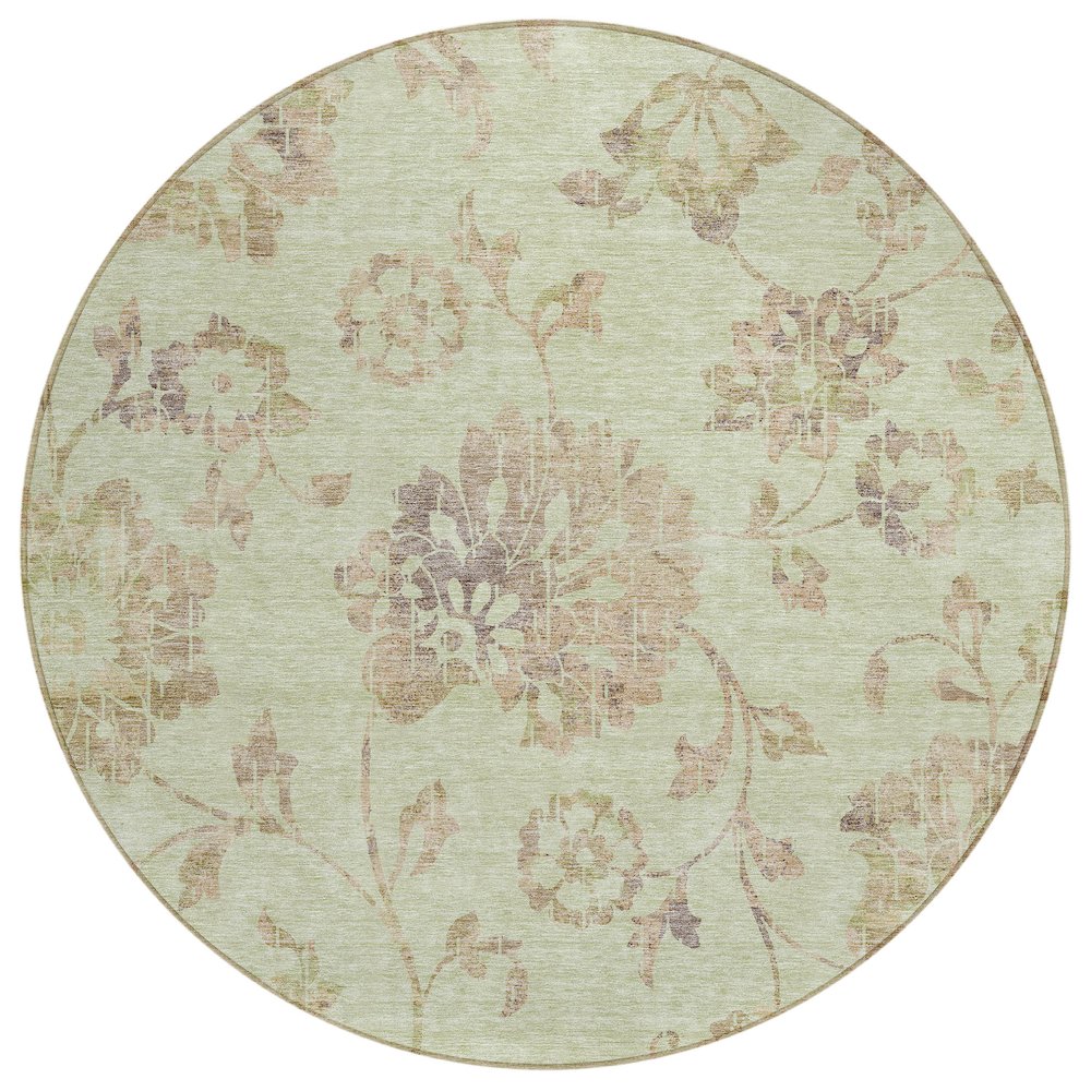 Chantille ACN856 Green 8' x 8' Rug. Picture 1