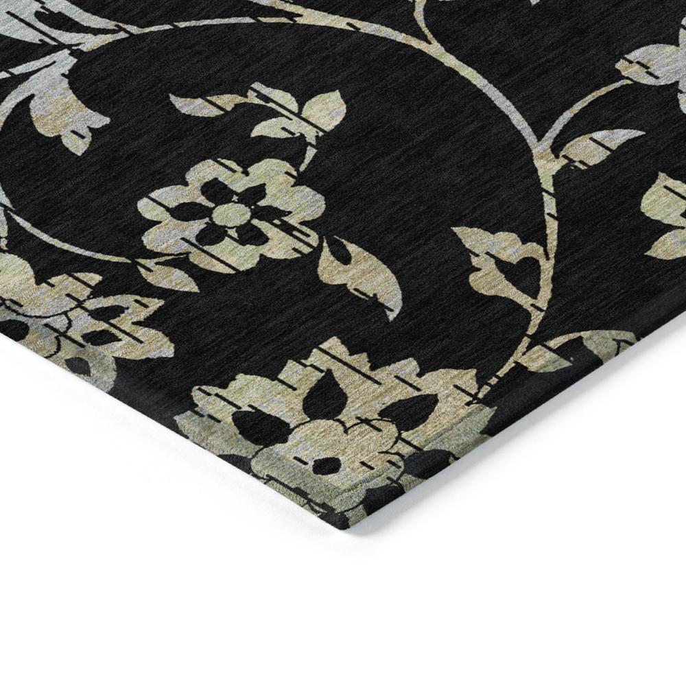 Chantille ACN856 Black 1'8" x 2'6" Rug. Picture 3