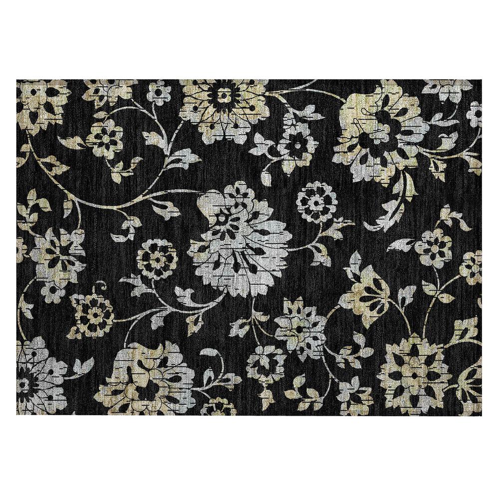 Chantille ACN856 Black 1'8" x 2'6" Rug. Picture 1