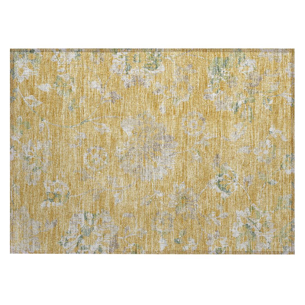 Chantille ACN856 Gold 1'8" x 2'6" Rug. Picture 1