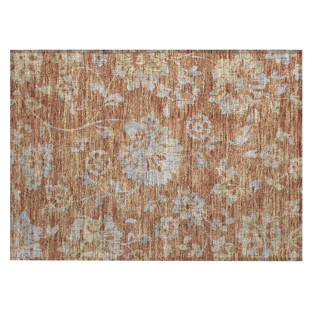 Chantille ACN856 Orange 1'8" x 2'6" Rug. Picture 1