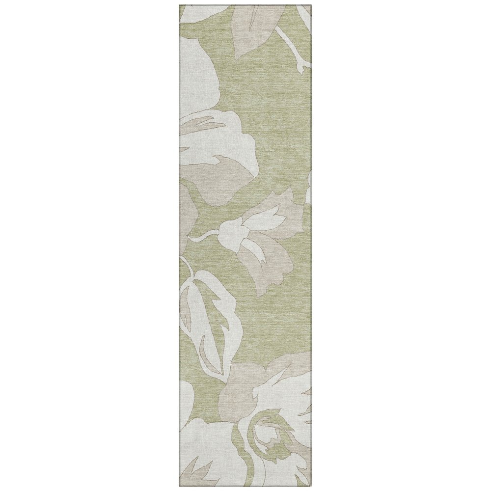 Chantille ACN857 Green 2'3" x 7'6" Rug. Picture 1