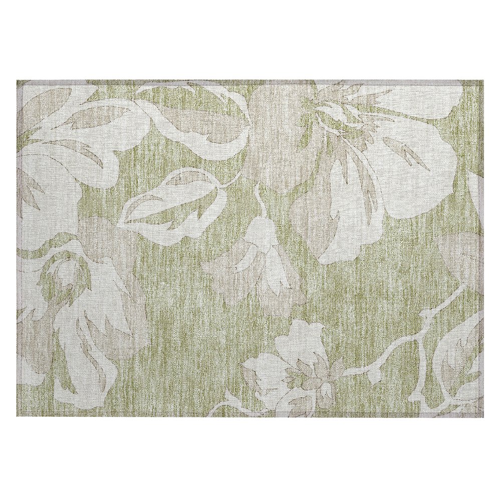 Chantille ACN857 Green 1'8" x 2'6" Rug. Picture 1