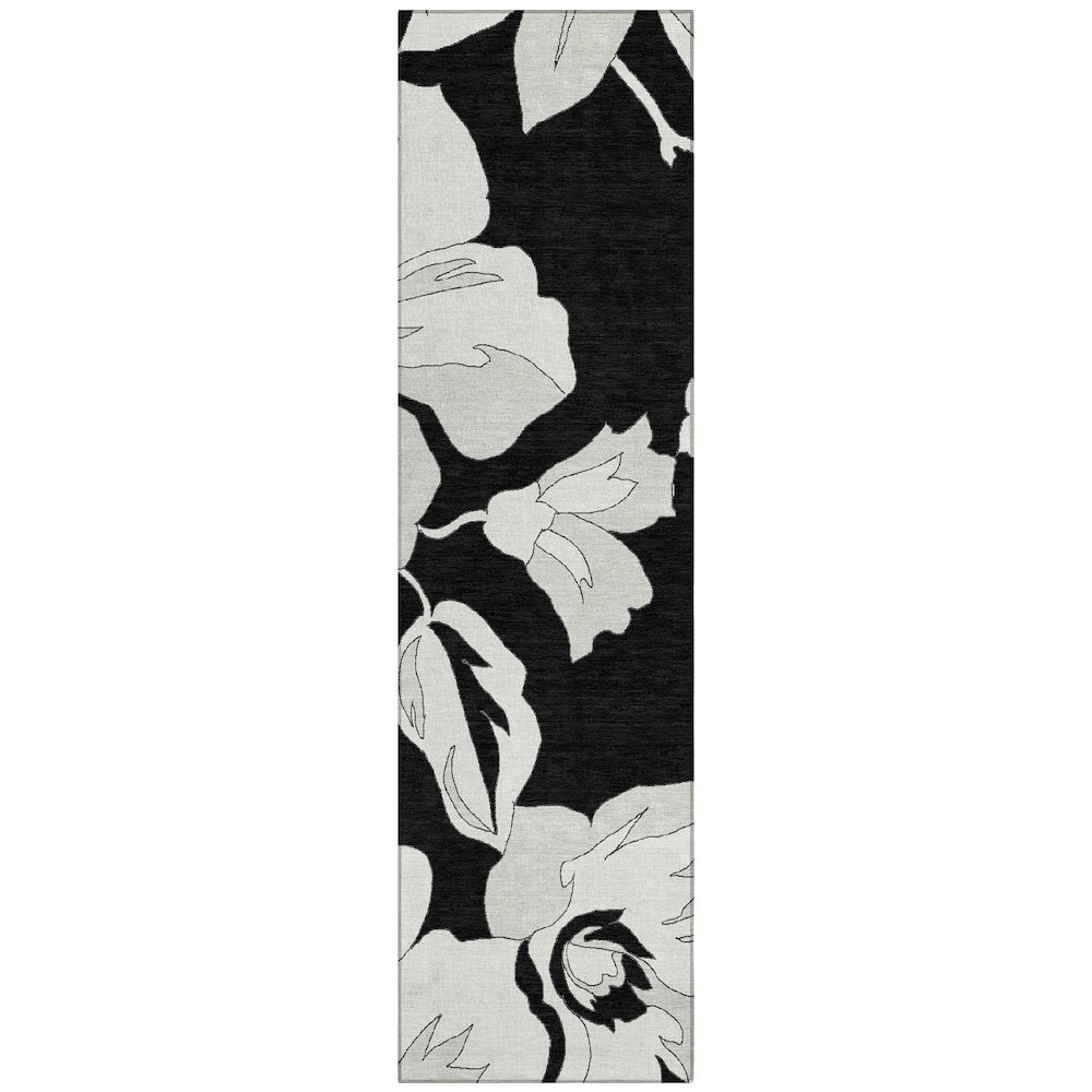 Chantille ACN857 Black 2'3" x 7'6" Rug. Picture 1