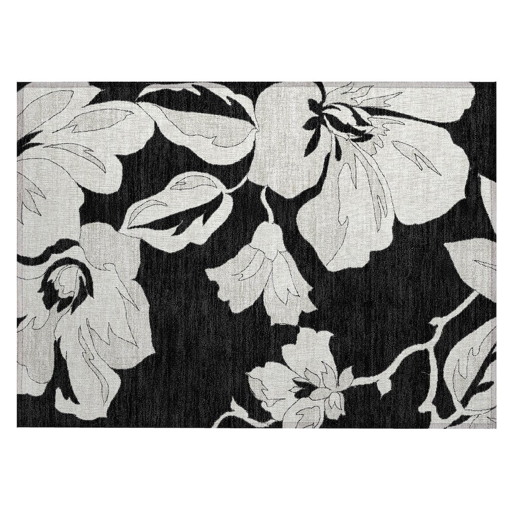 Chantille ACN857 Black 1'8" x 2'6" Rug. Picture 1