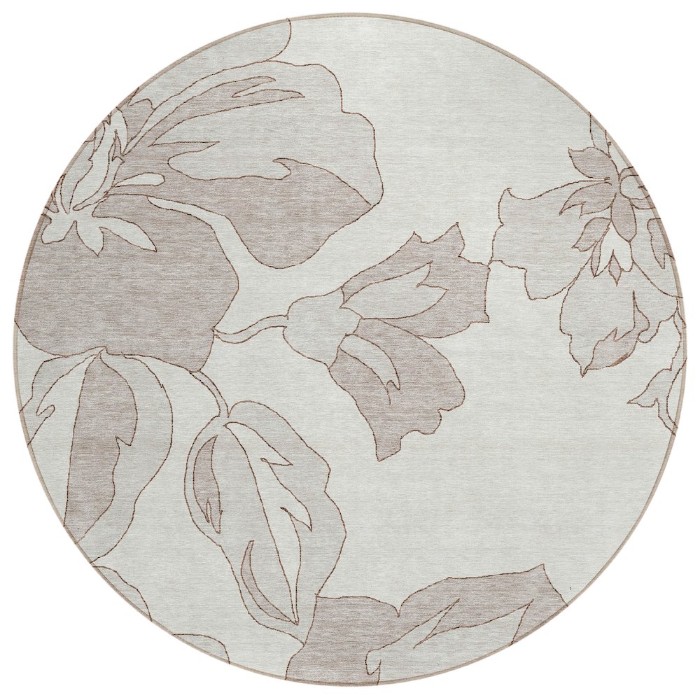 Chantille ACN857 Ivory 8' x 8' Rug. Picture 1