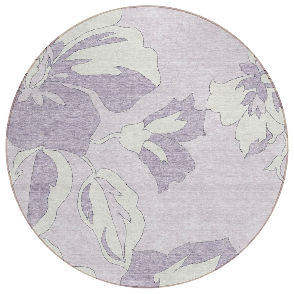 Chantille ACN857 Purple 8' x 8' Rug. Picture 1