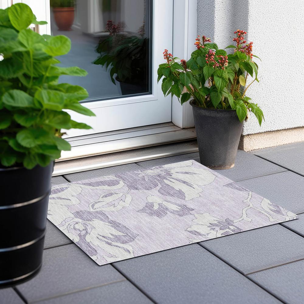 Chantille ACN857 Purple 1'8" x 2'6" Rug. Picture 6
