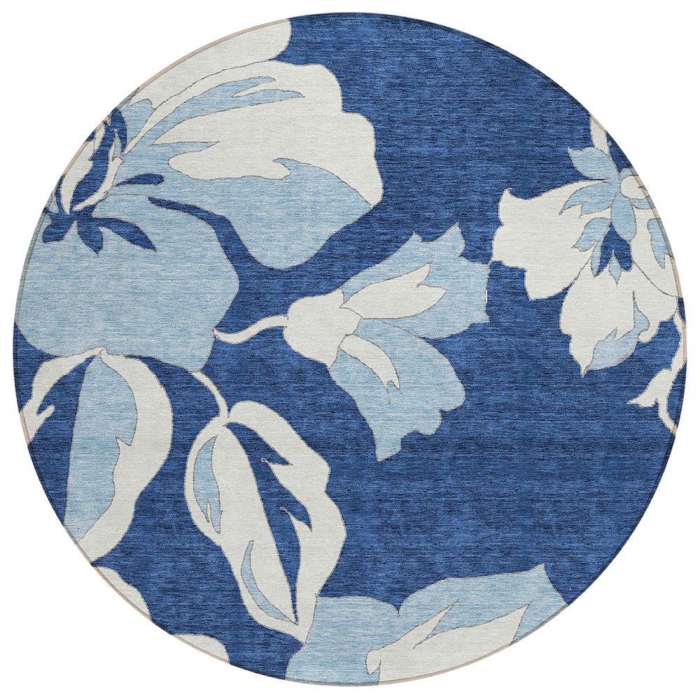 Chantille ACN857 Blue 8' x 8' Rug. Picture 1