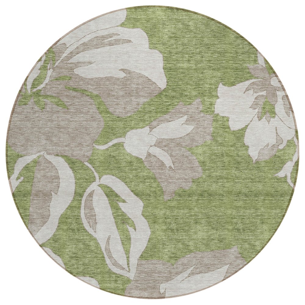 Chantille ACN857 Green 8' x 8' Rug. Picture 1