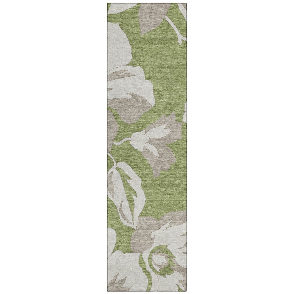 Chantille ACN857 Green 2'3" x 7'6" Rug. Picture 1