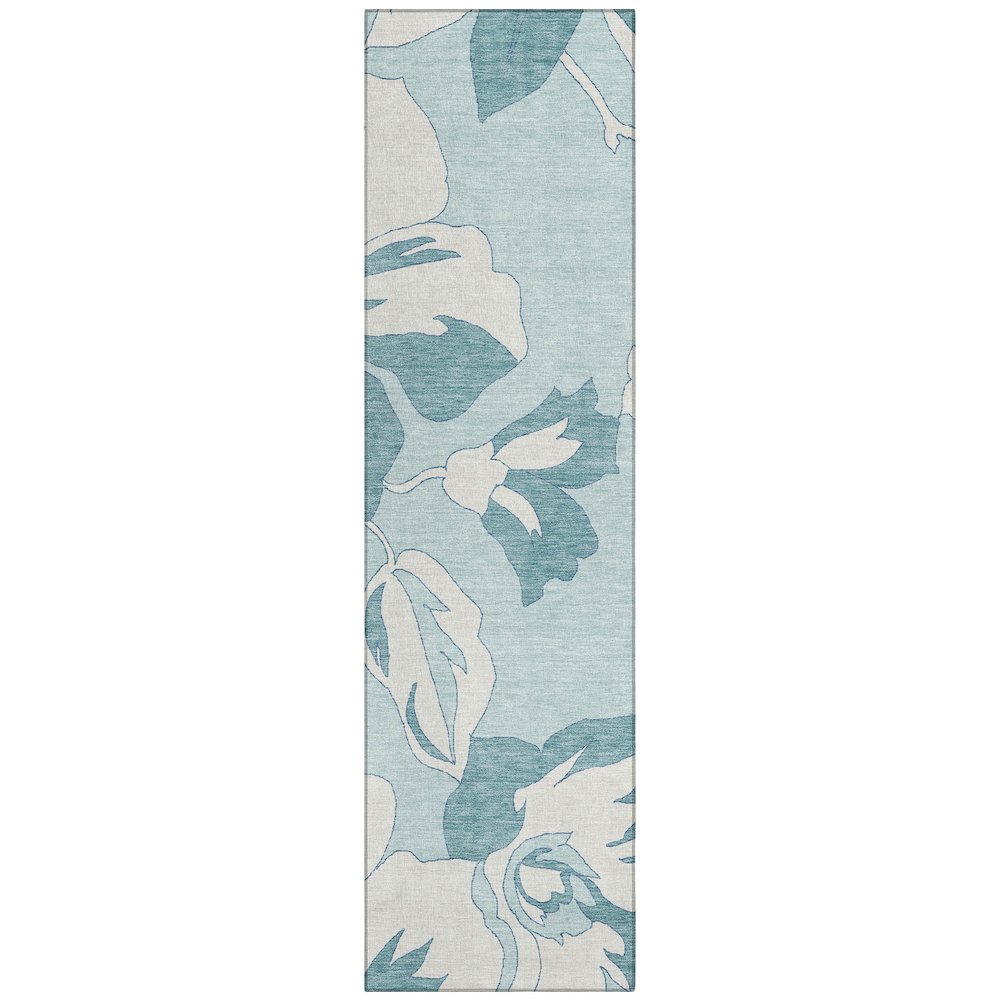 Chantille ACN857 Teal 2'3" x 7'6" Rug. Picture 1