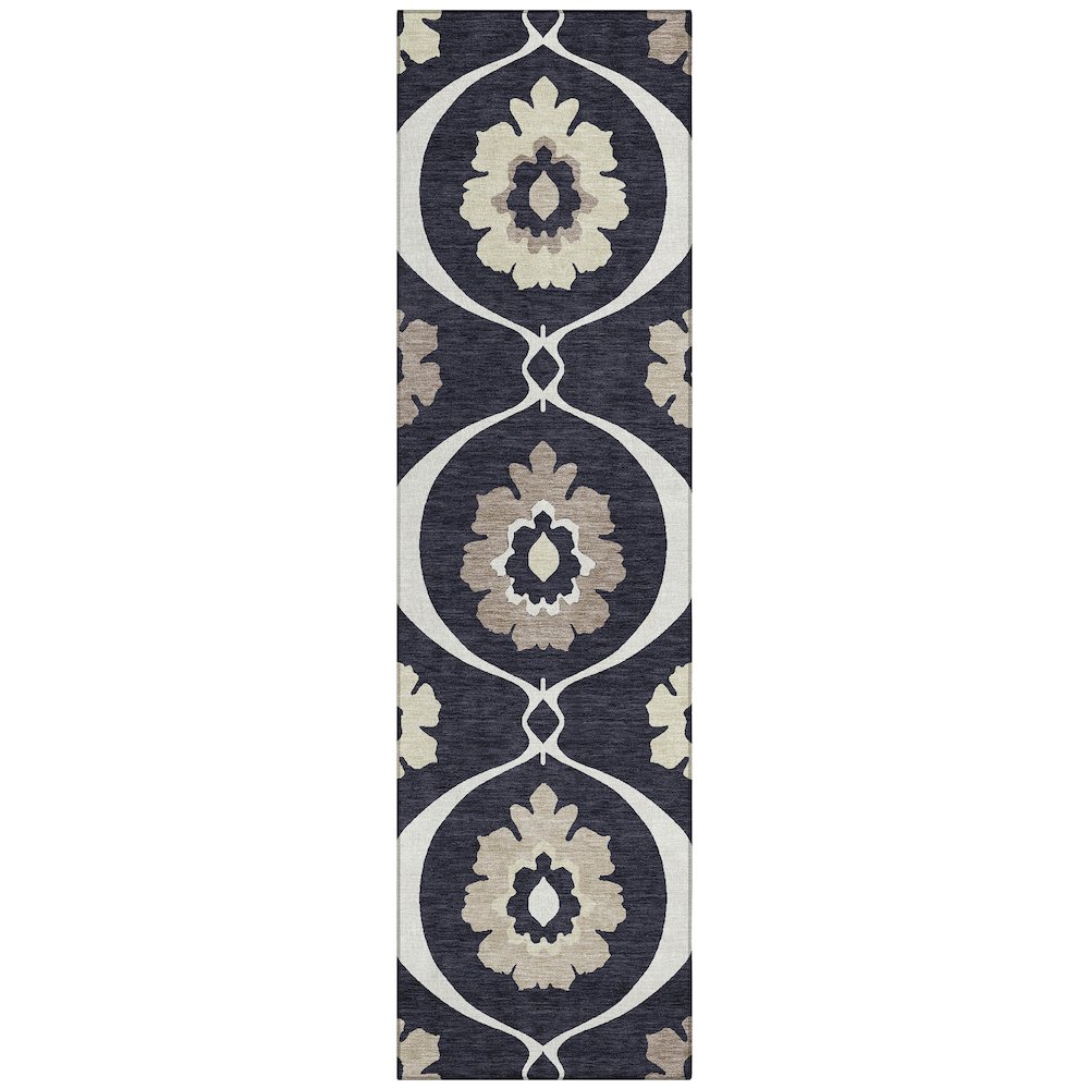 Chantille ACN858 Black 2'3" x 7'6" Rug. Picture 1