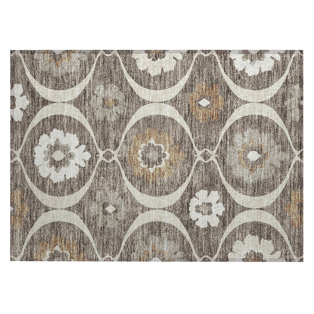 Chantille ACN858 Brown 1'8" x 2'6" Rug. Picture 1