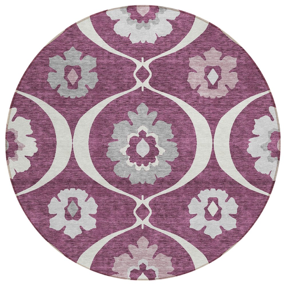 Chantille ACN858 Purple 8' x 8' Rug. Picture 1