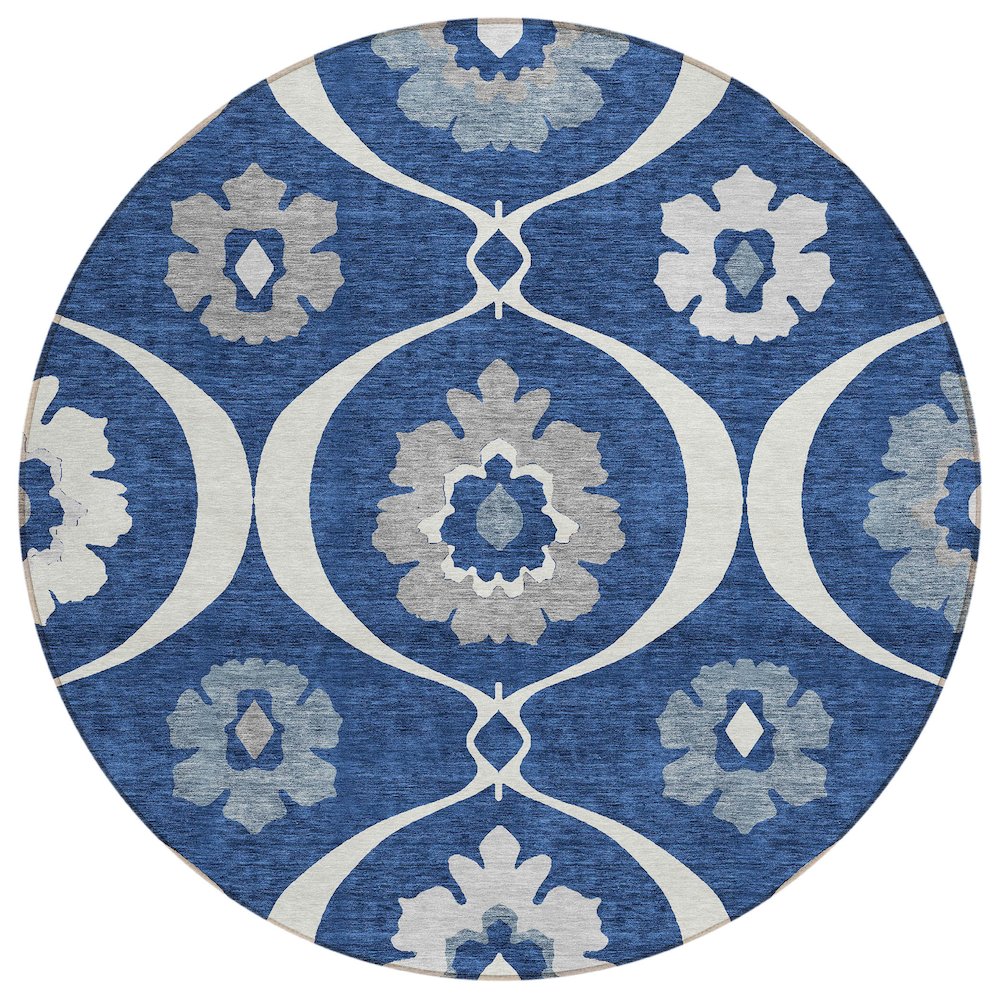 Chantille ACN858 Blue 8' x 8' Rug. Picture 1