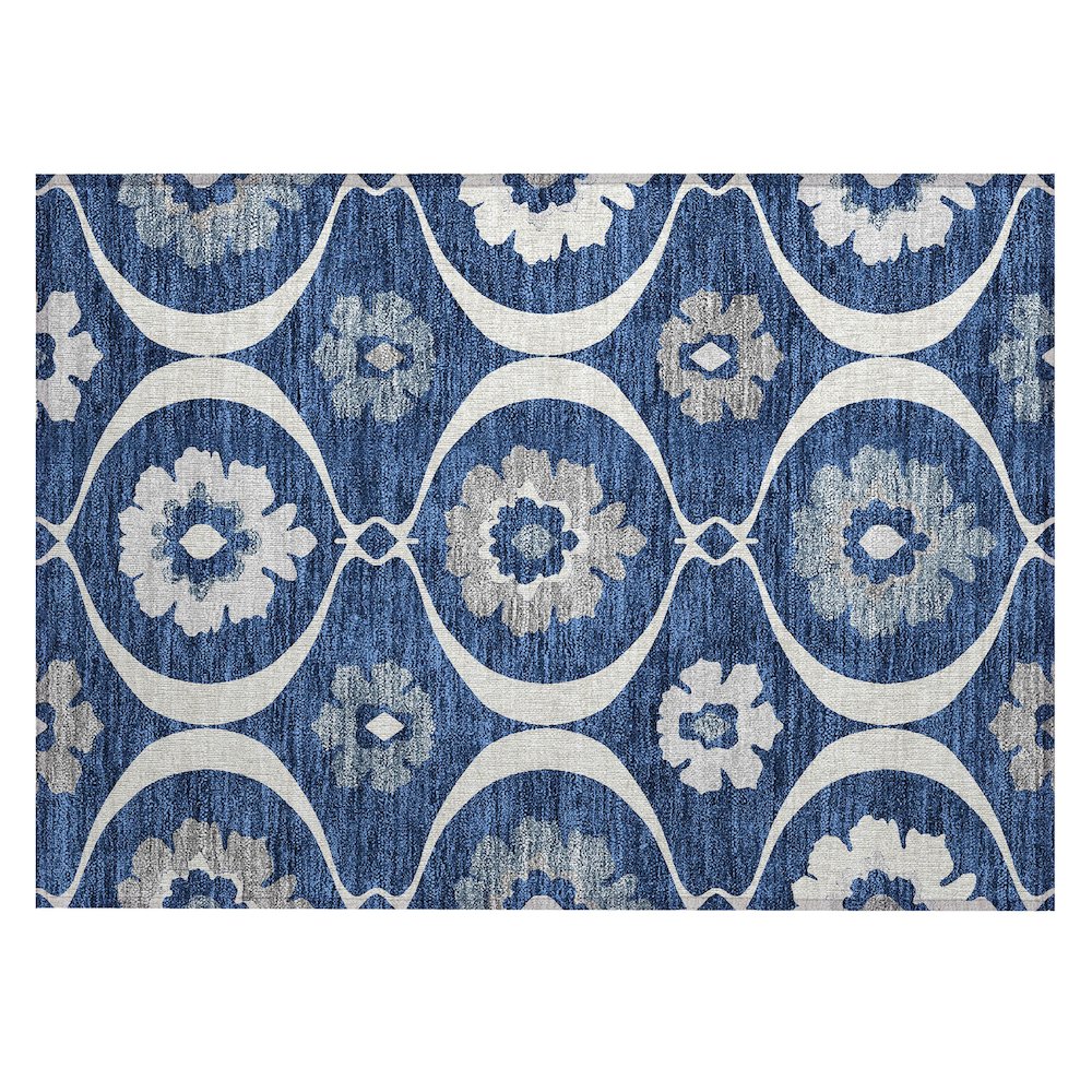 Chantille ACN858 Blue 1'8" x 2'6" Rug. Picture 1