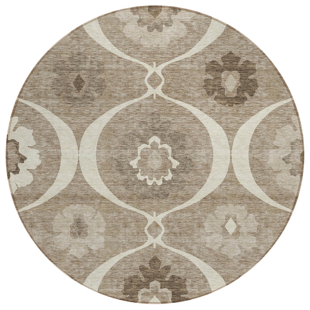 Chantille ACN858 Brown 8' x 8' Rug. Picture 1